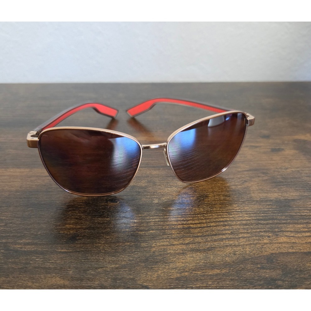 Costa Del Mar Paloma Women's Rose Gold Metal Sunglasses Polarized Copper Lens